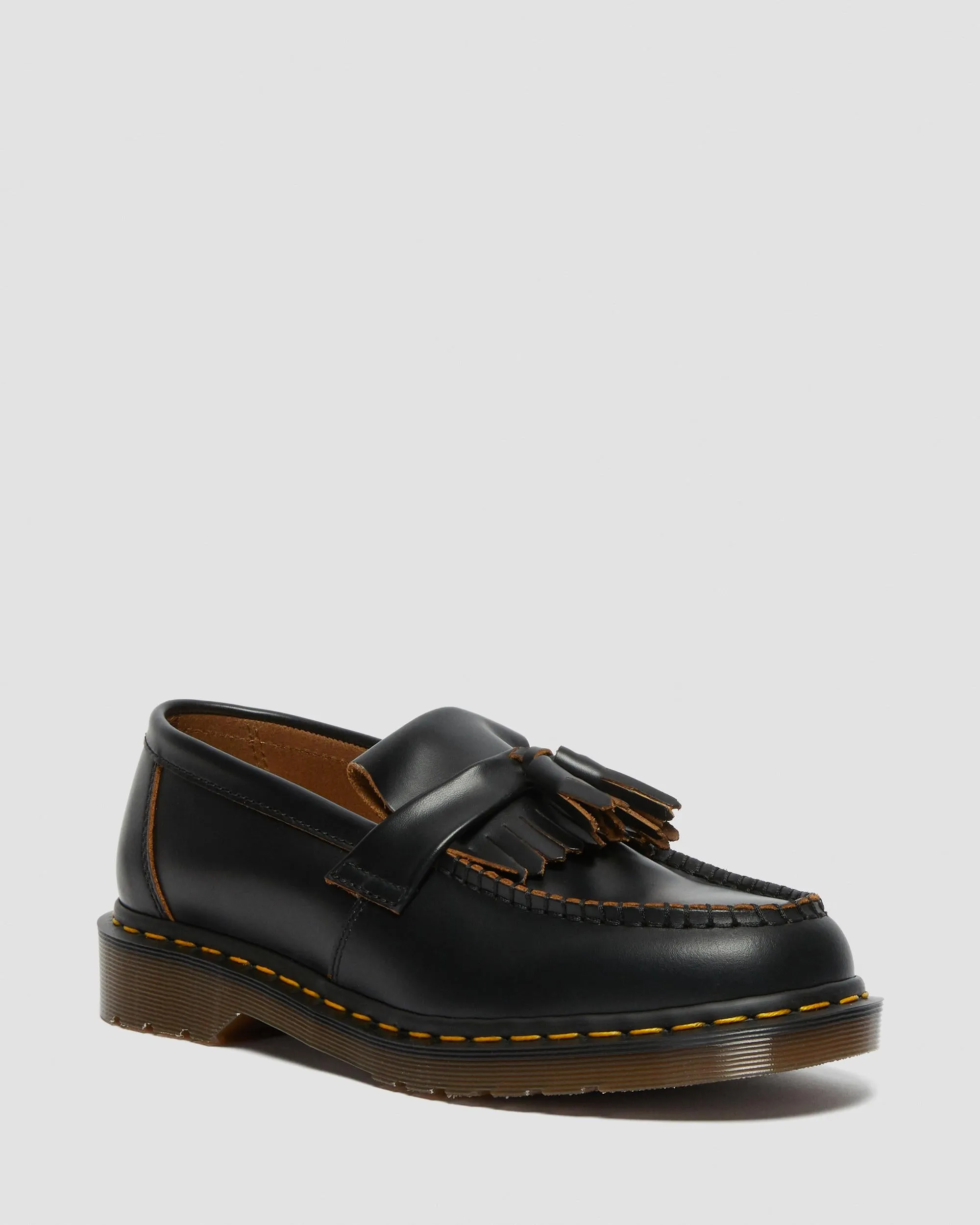 Adrian Made in England Quilon Dr Leather Tassel Loafers. Martens