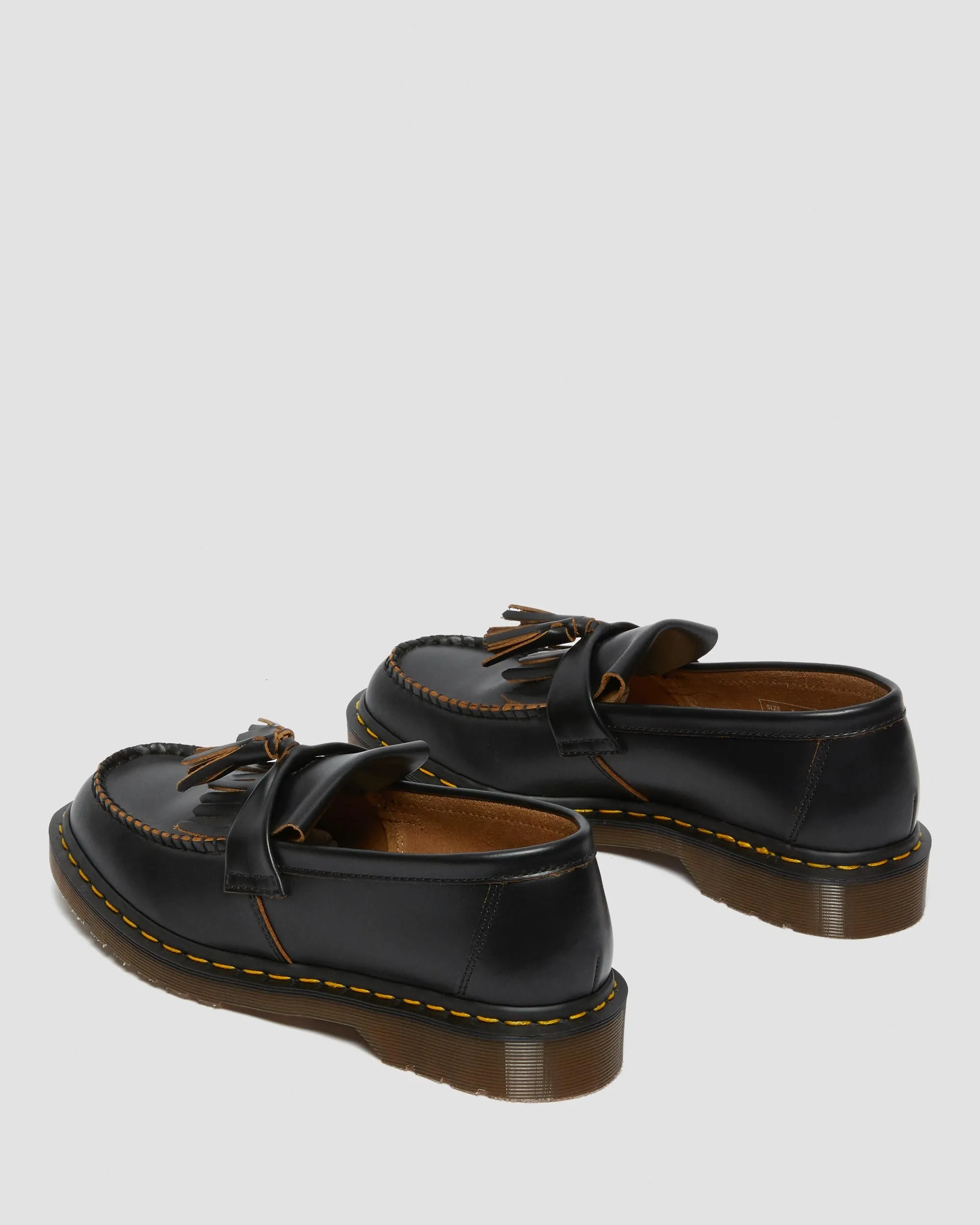 Adrian Made in England Quilon Dr Leather Tassel Loafers. Martens