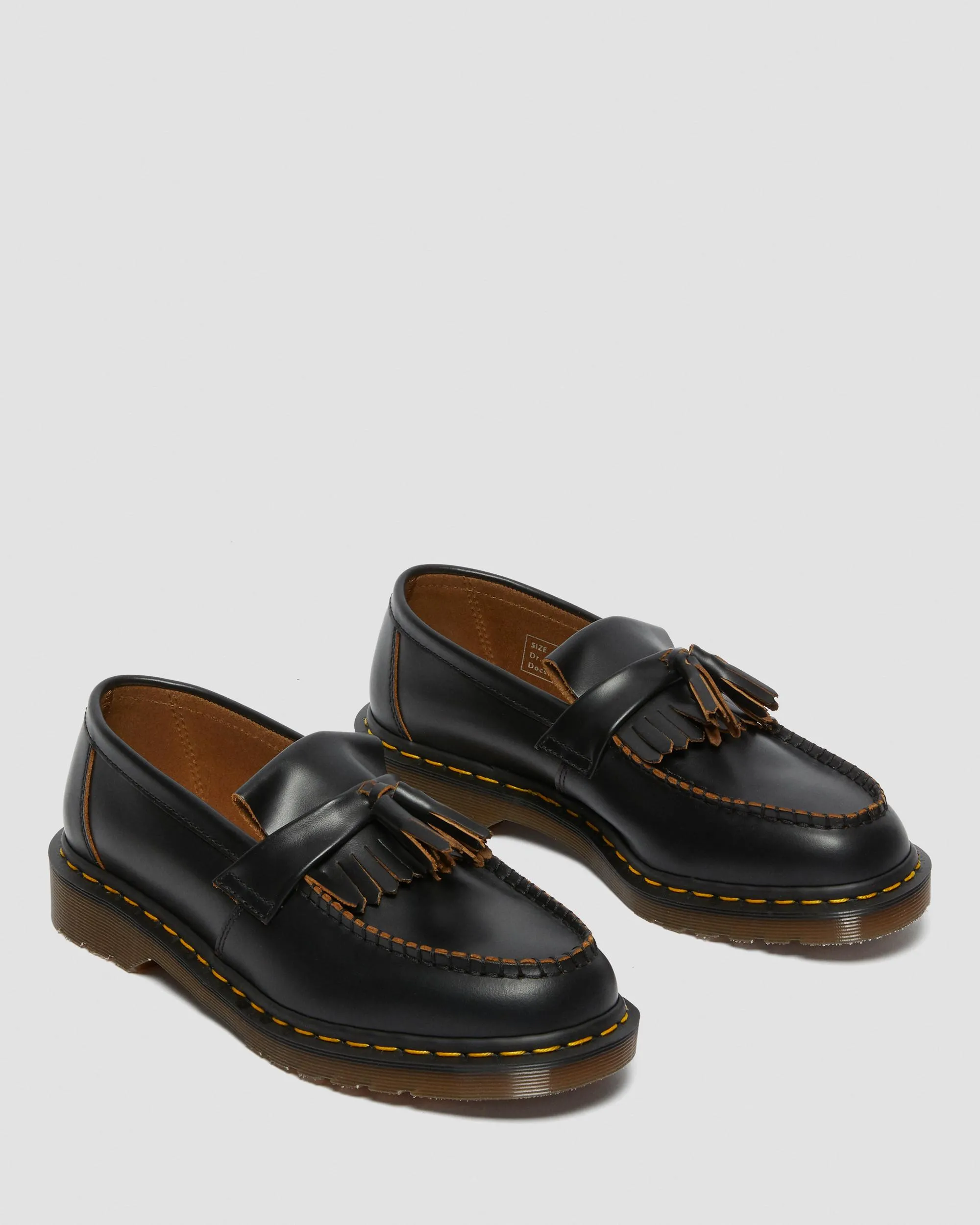 Adrian Made in England Quilon Dr Leather Tassel Loafers. Martens