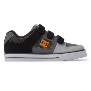 DC - Kid's Pure V Shoes (Grey/Orange)