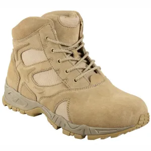 Desert Tan Forced Entry Deployment Low 6" Boots Suede Boot with Mountaineer Sole