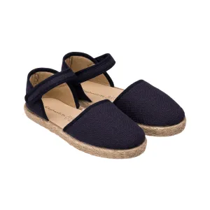 Linen Classic Espadrille Navy