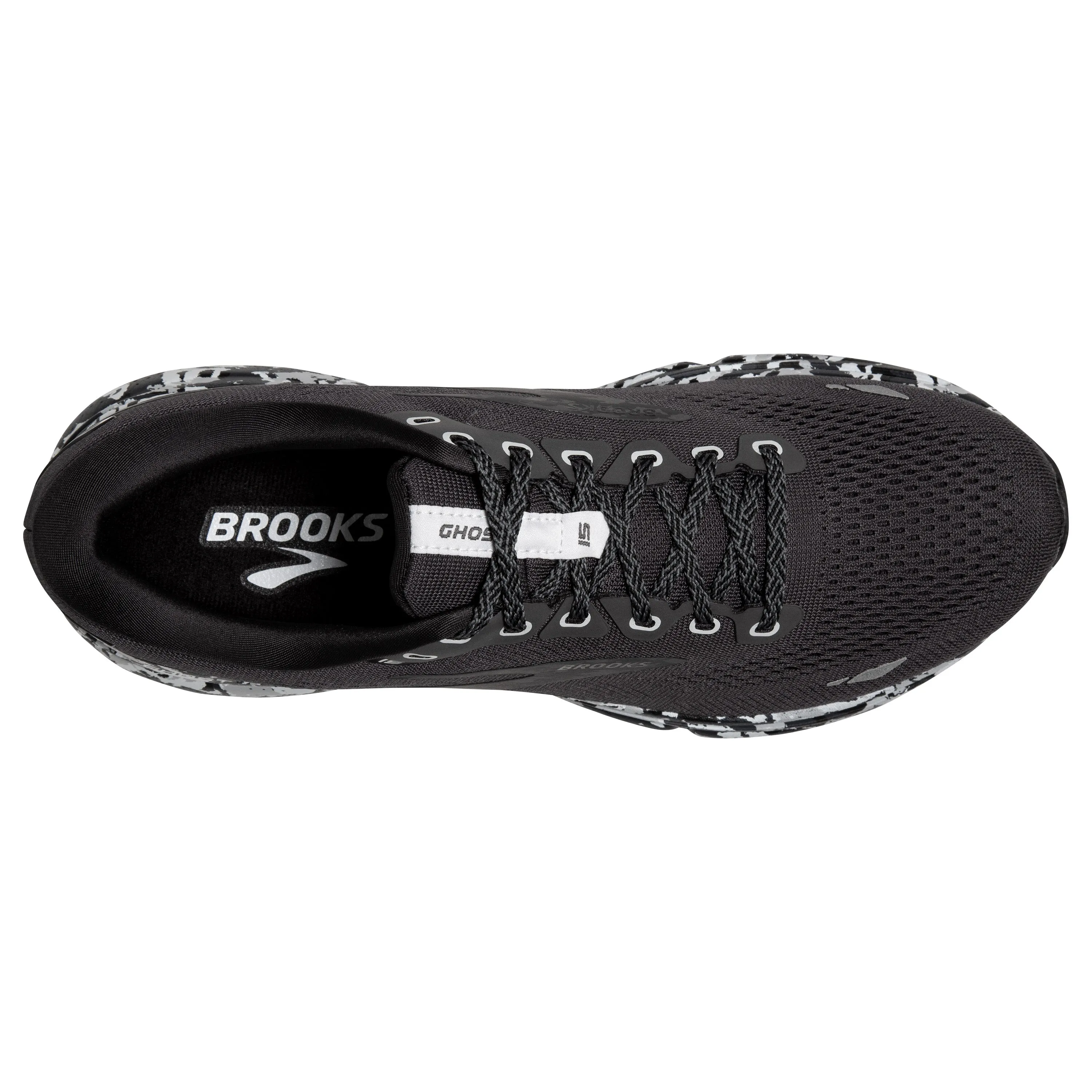 Men's Brooks Ghost 15 1103931D004 Color: Ebony/Black/Oyster