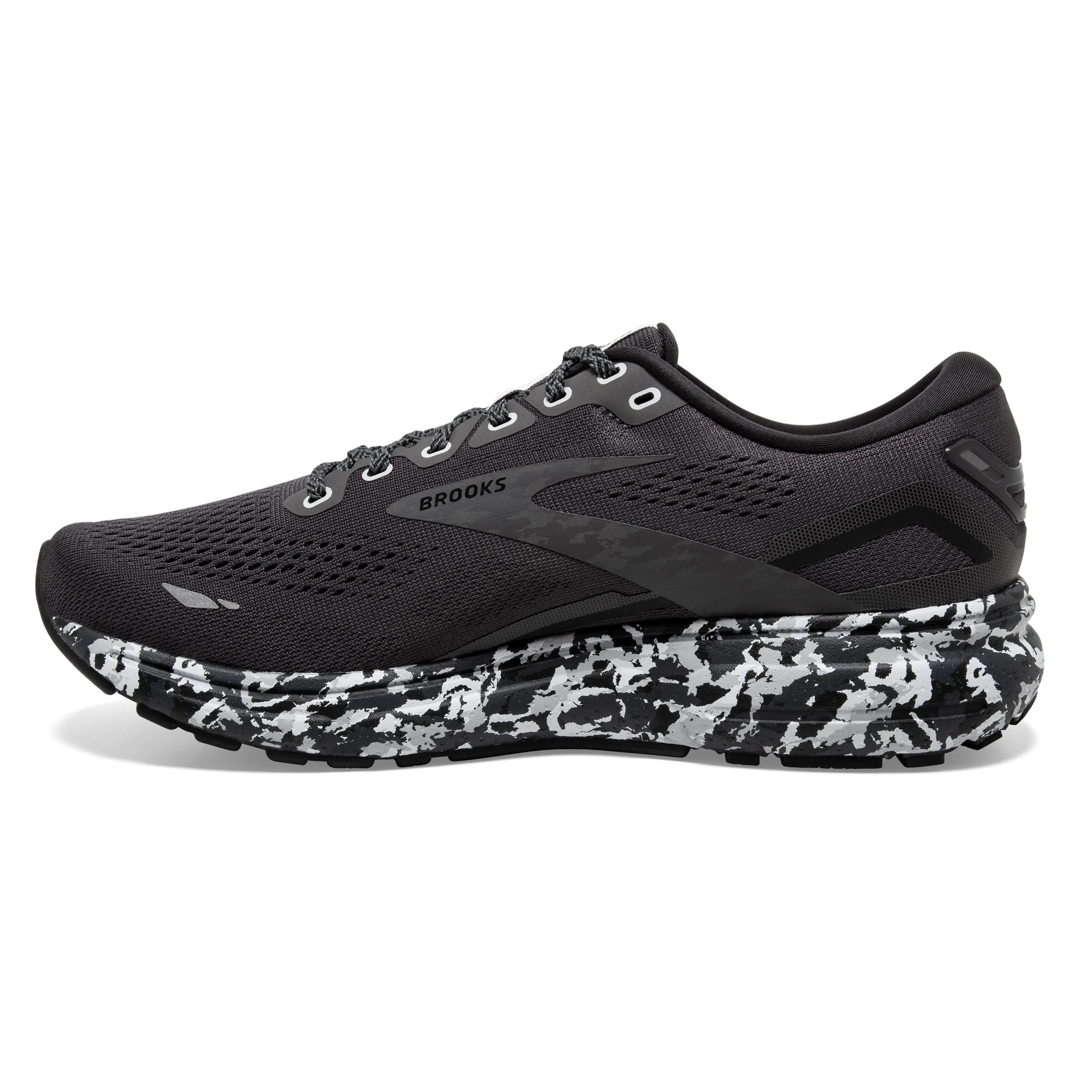 Men's Brooks Ghost 15 1103931D004 Color: Ebony/Black/Oyster