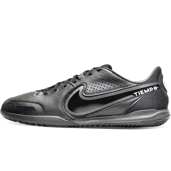 Nike Tiempo Legend 9 Academy Indoor Soccer Shoes (Black/Dark Smoke Grey)