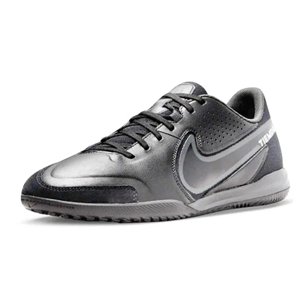 Nike Tiempo Legend 9 Academy Indoor Soccer Shoes (Black/Dark Smoke Grey)