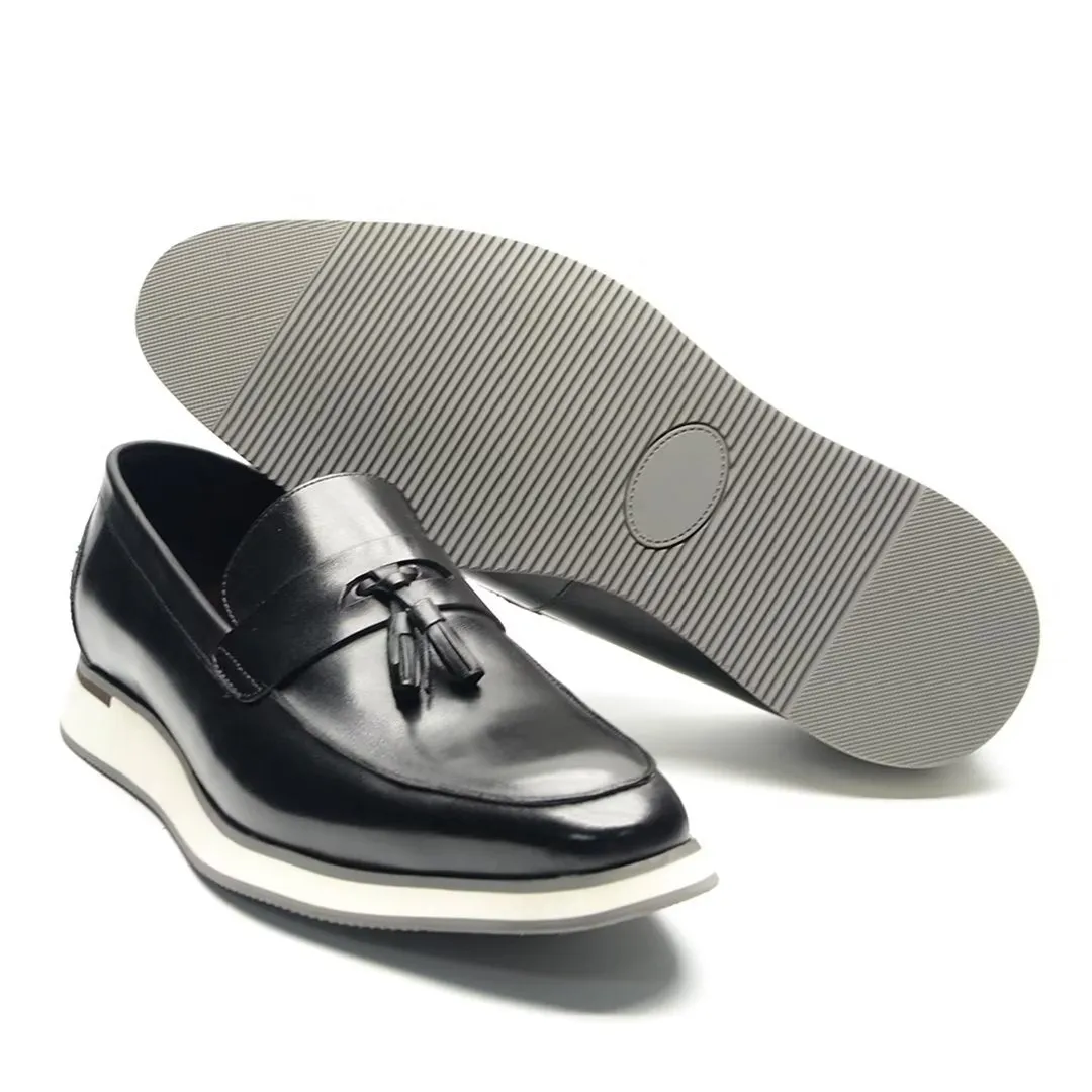 Refined Gentleman's Slip-On Leather Shoes