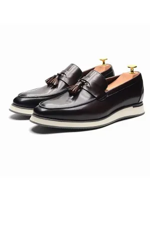 Refined Gentleman's Slip-On Leather Shoes