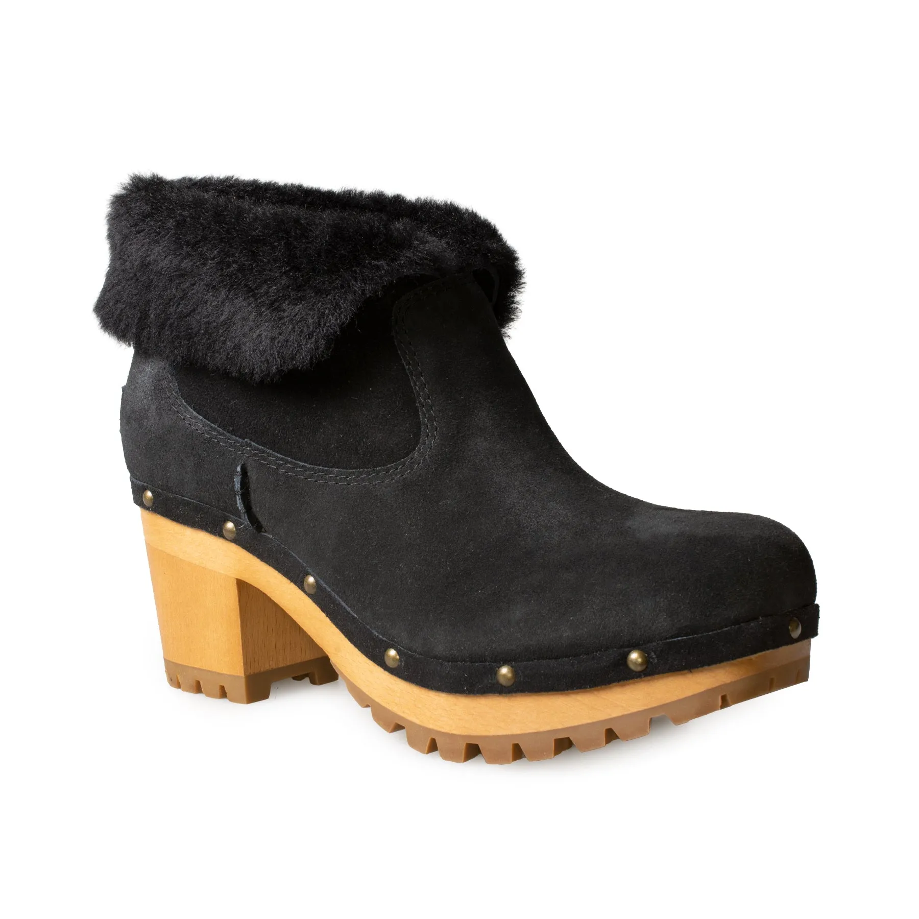 UGG Thebes Black Boots - Women's