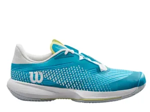 Wilson Kaos Swift 1.5 Clay Ladies Tennis Shoe (Algiers Blue/White/Sunny Lime)